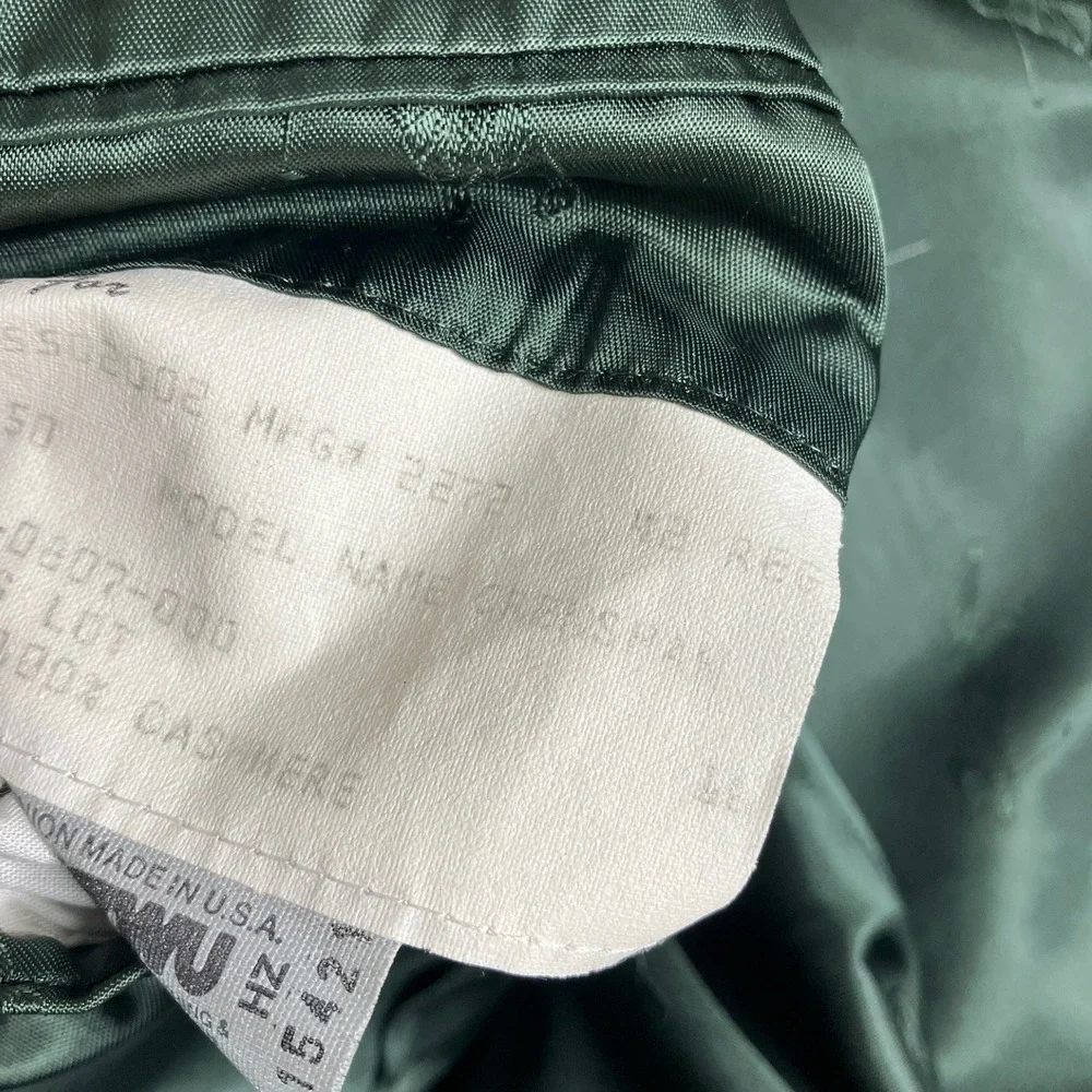 Vintage 90s Bobby Jones Cashmere Blazer Sport Coat Mens 42 R Green Made in USA‎